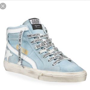 ISO Golden Goose light blue suede high tops! 40